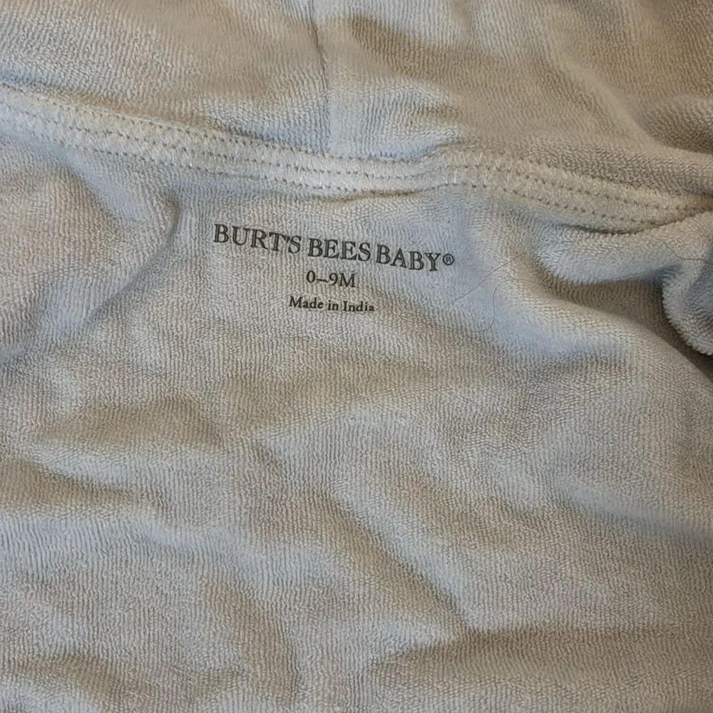 Burt's Bees Baby Organic Cotton Knit Terry Hooded